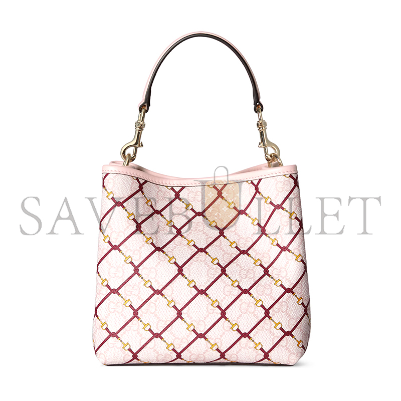 GUCCI GG EMBLEM SMALL BUCKET BAG 815118 (25*25*15cm)